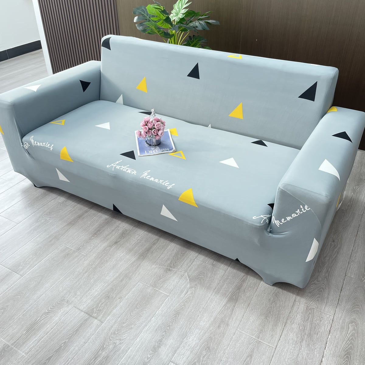 Housse de canapé légère extensible en polyester, compatible fauteuil, canapé deux places, canapé trois places
