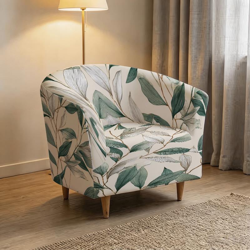 Housse de canapé légère extensible en fibre de lait matelassée à motif, housse posée