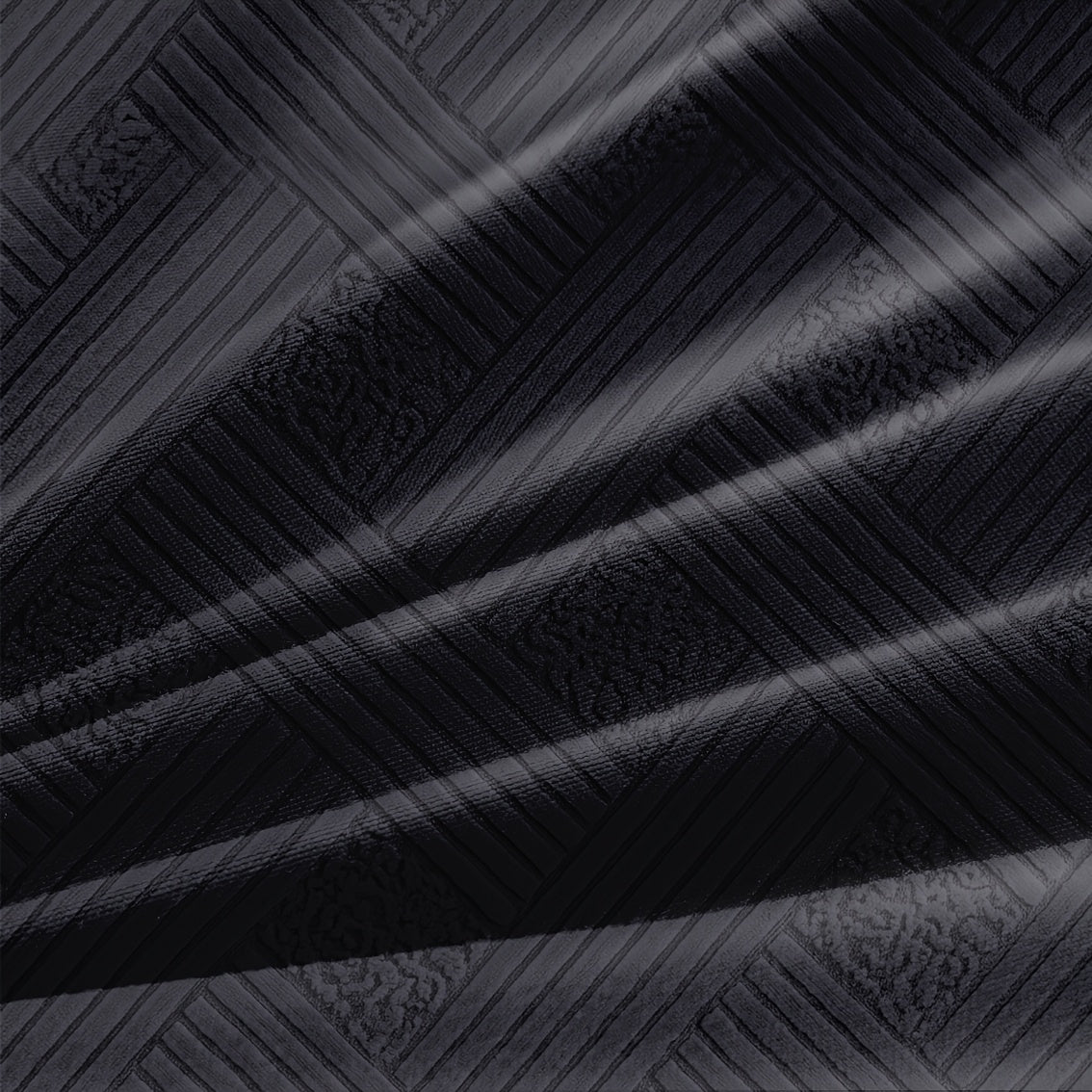 Housse de canapé épaisse extensible en polaire jacquard sans accoudoirs, détail de la finition