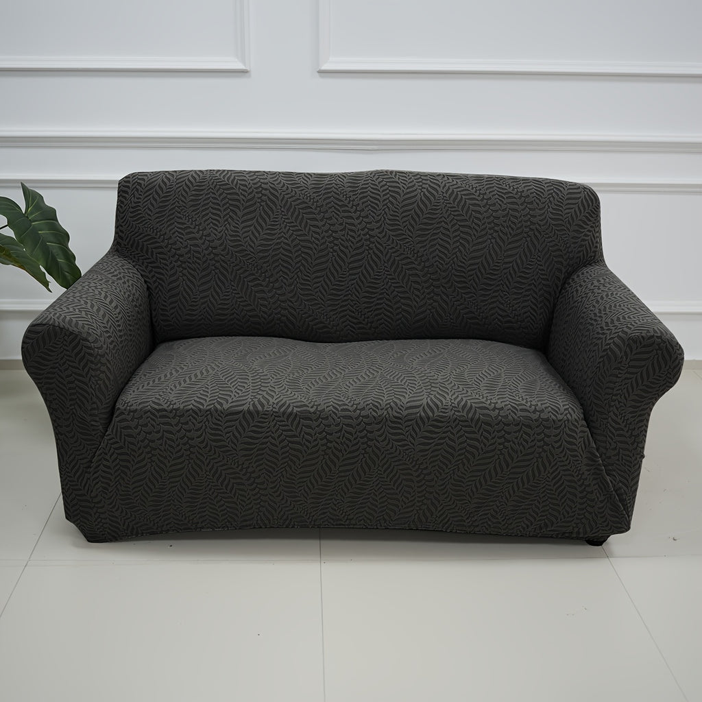 Housse de canapé épaisse extensible en polaire jacquard, autre coloris