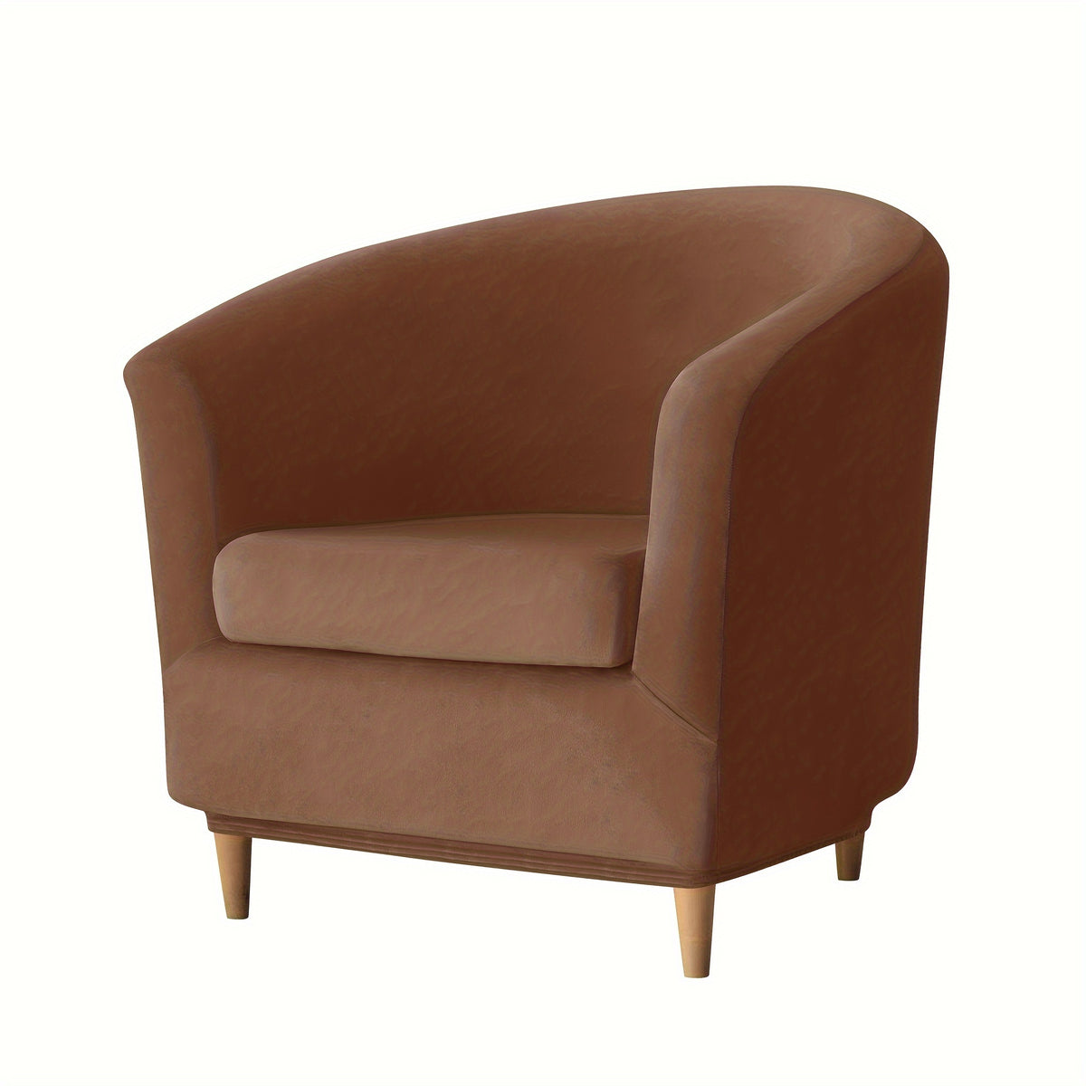Housse de canapé extensible en polaire en fils teints, gros plan sur le tissu