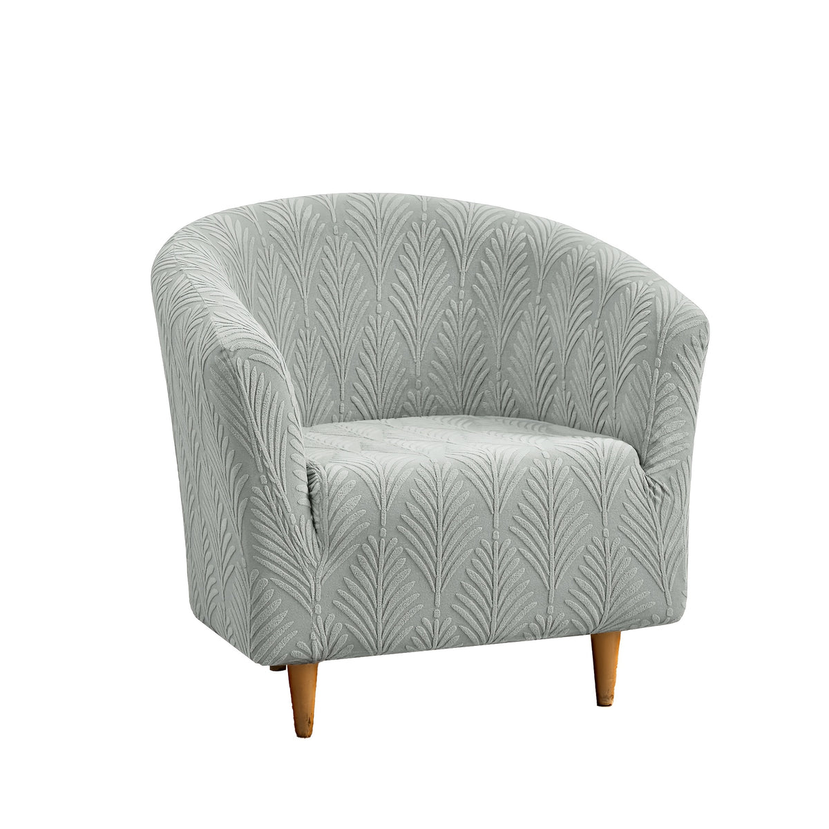 Housse de canapé extensible en polaire jacquard pour fauteuil, gros plan sur le tissu