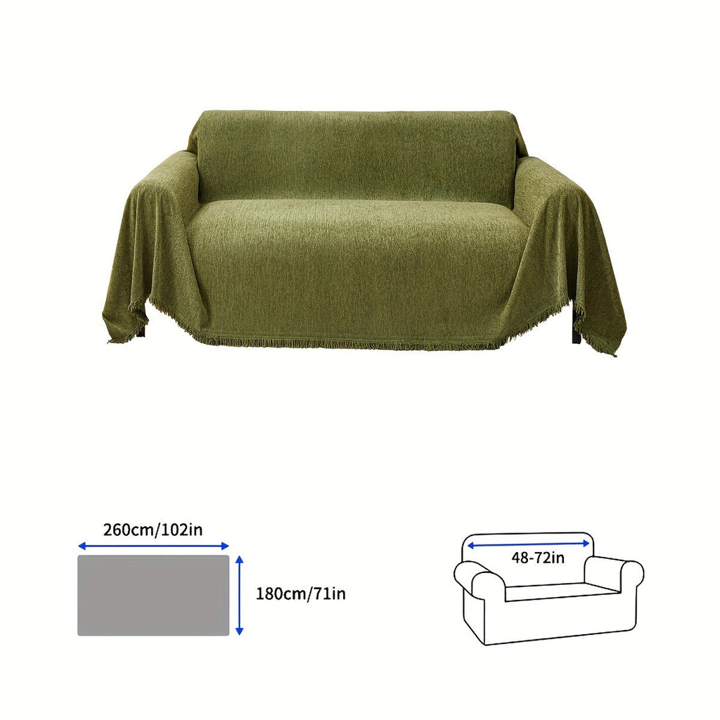 Housse de canapé, mise en situation