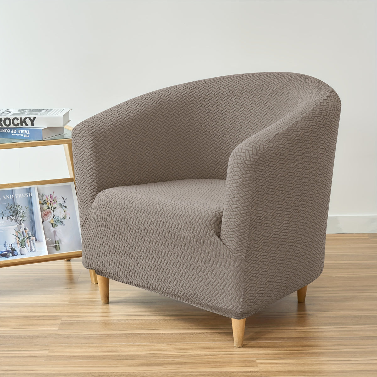 Housse de canapé extensible en polaire jacquard pour fauteuil, compatible fauteuil