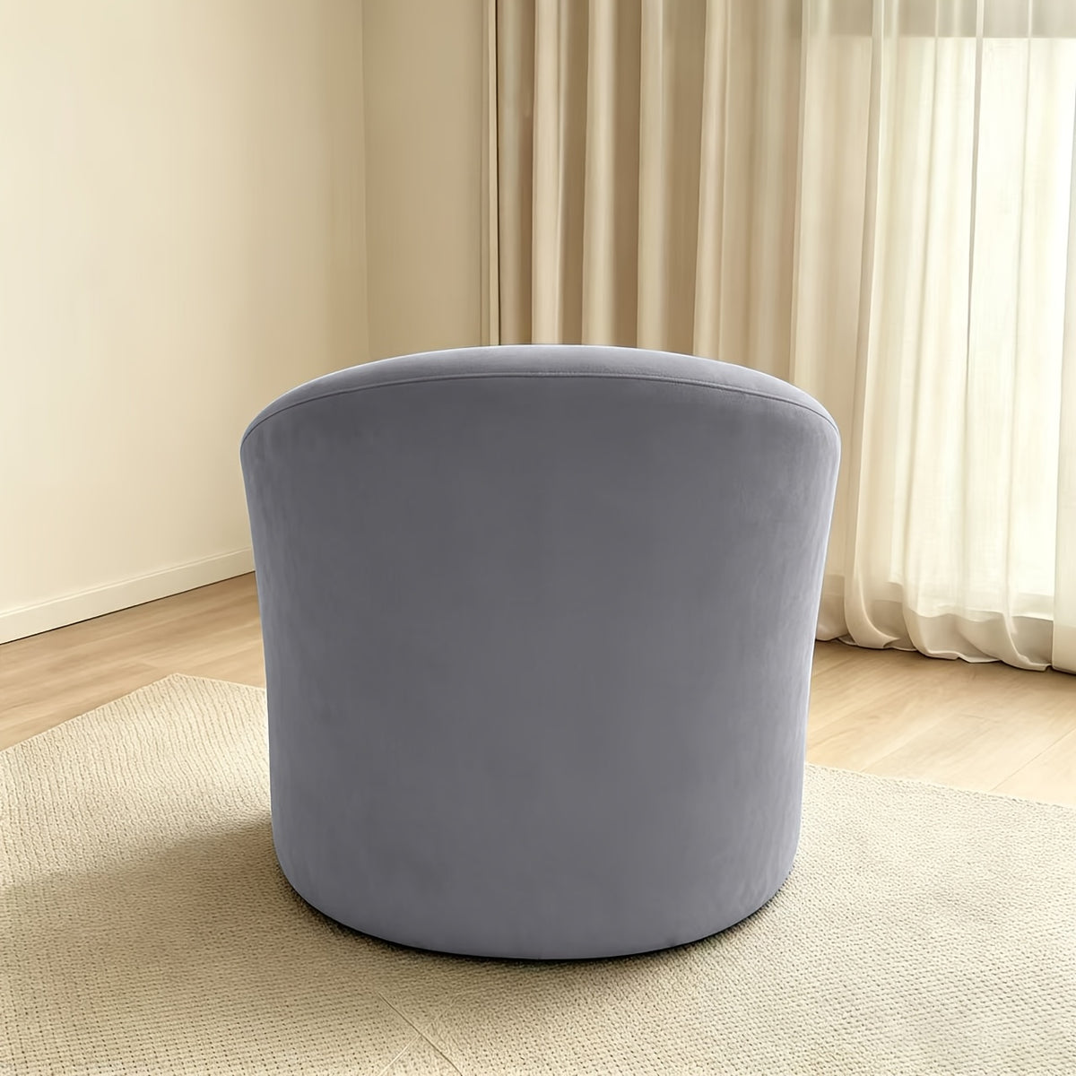 Housse de chaise légère extensible en fibre de lait pour fauteuil, vue d'ensemble