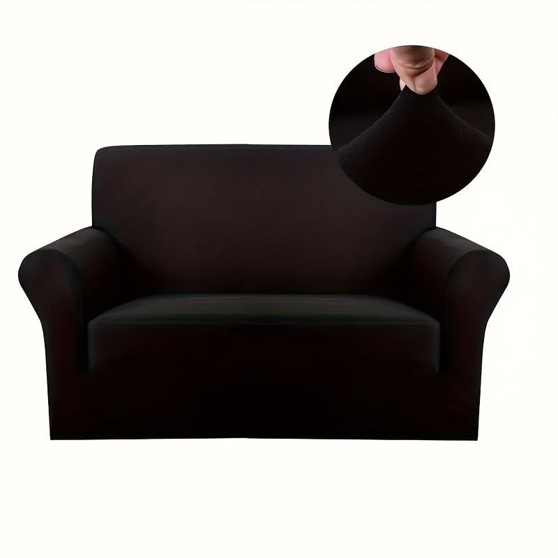Housse de canapé épaisse en fibre de lait antidérapante, compatible fauteuil, canapé deux places, canapé trois places