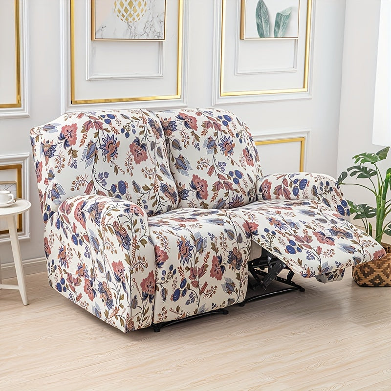 Housse de fauteuil extensible en fibre de lait avec poche de rangement, visuel produit