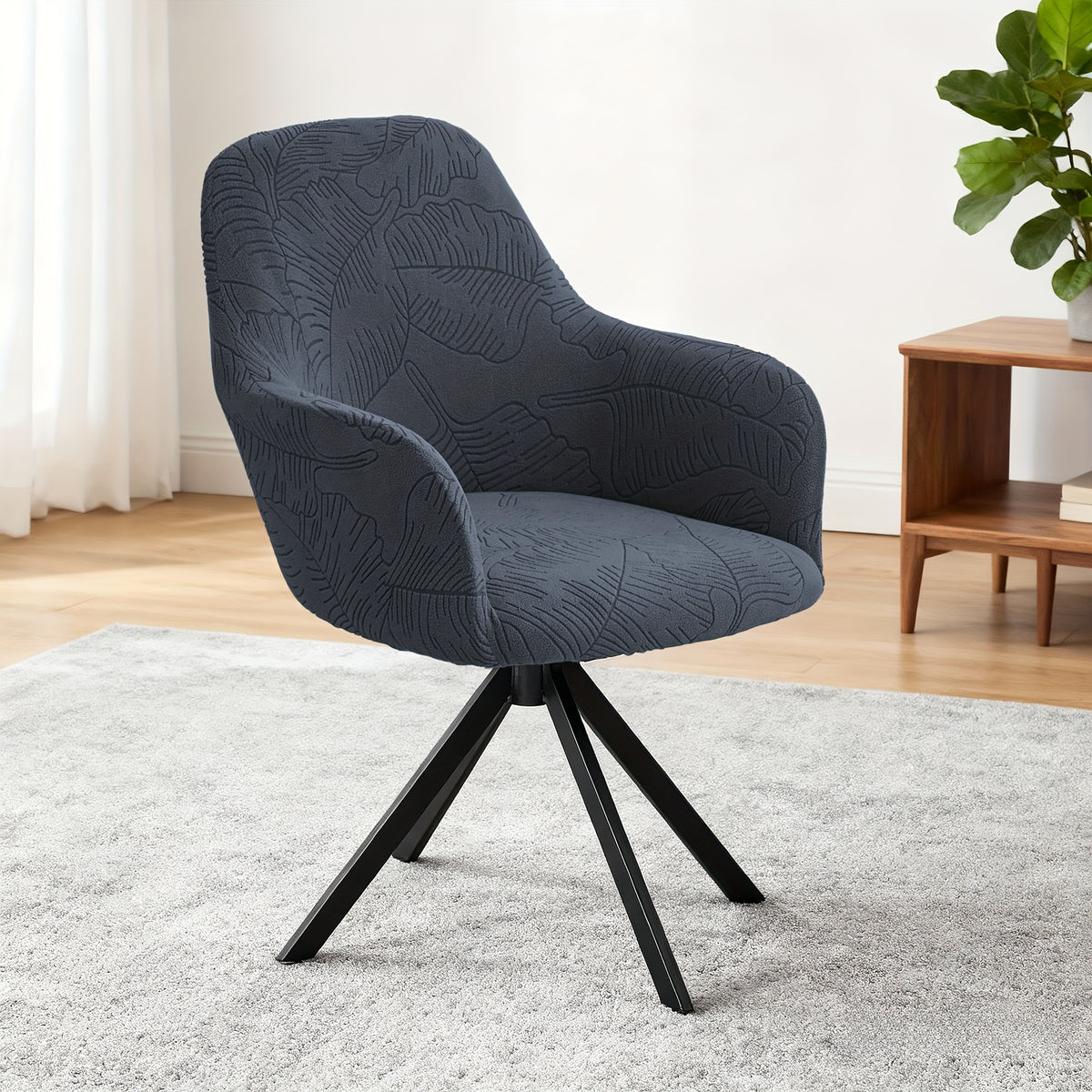 Housse de canapé extensible en polaire, gros plan sur le tissu