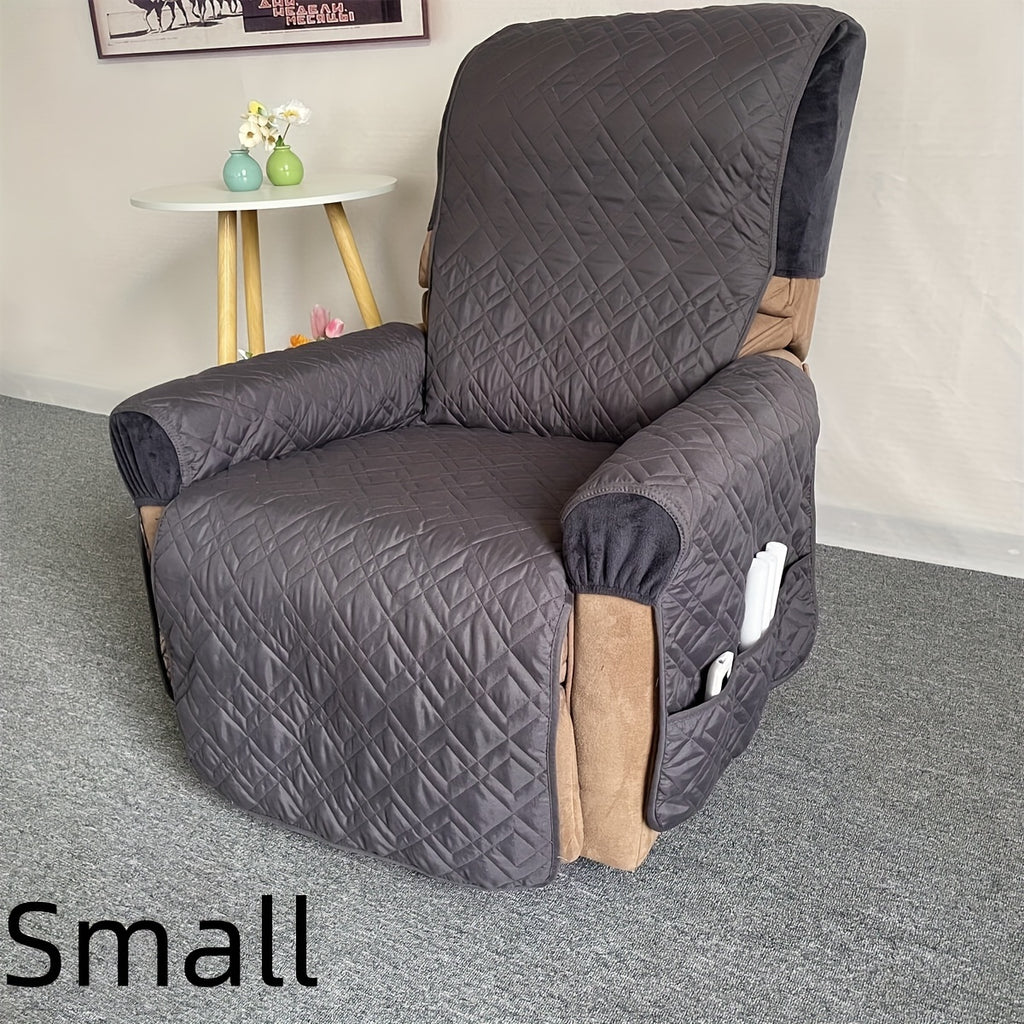 Housse de fauteuil matelassée antidérapante pour fauteuil, compatible fauteuil