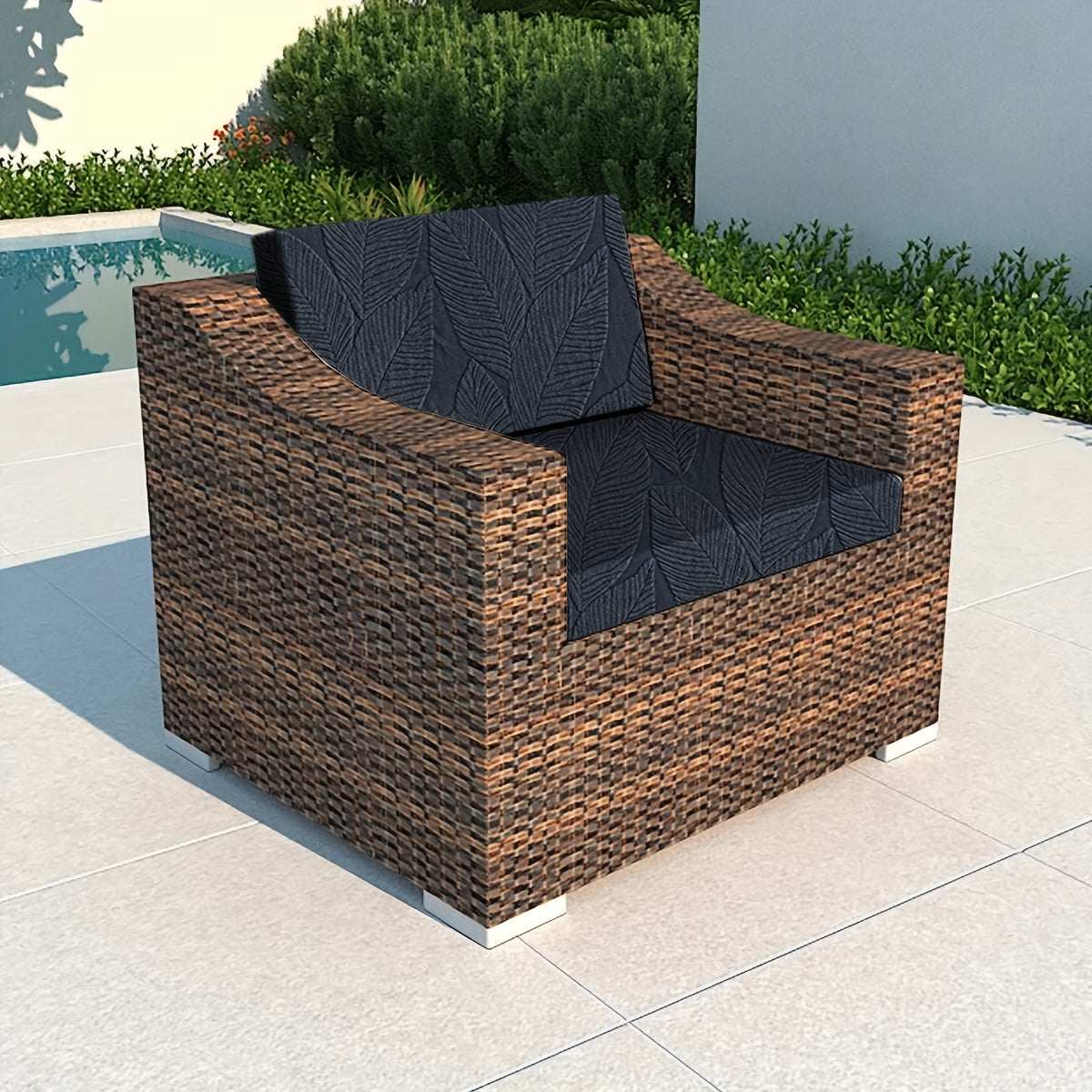 Housse de canapé extensible en polaire, vue d'ensemble