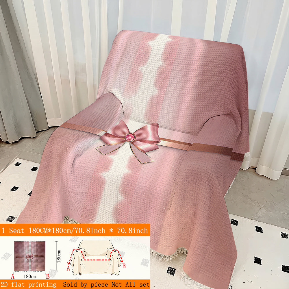 Housse de canapé épaisse en polyester imprimée à motif fleuri, compatible fauteuil, canapé deux places, canapé trois places