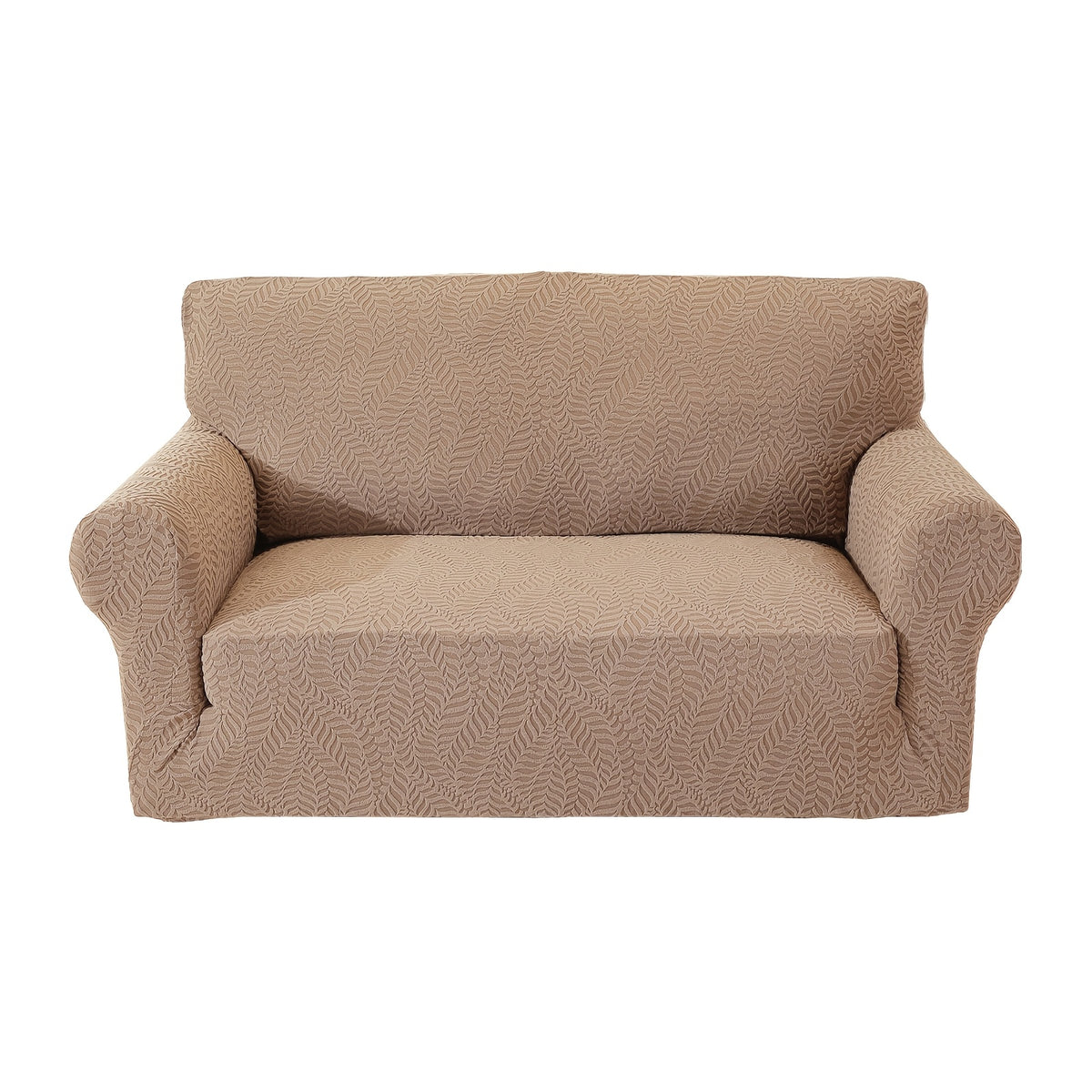 Housse de canapé extensible en polaire jacquard antidérapante au rendu glamour, vue d'ensemble