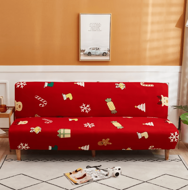 Housse de canapé en fibre de lait matelassée à rayures, tissu de 120 à 140 g/m²