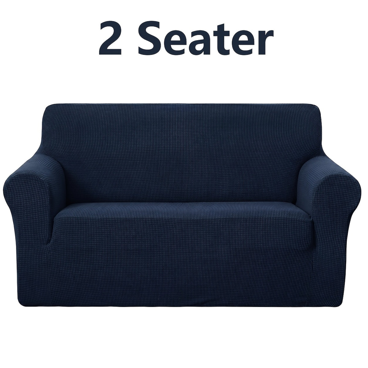 Housse de canapé extensible en polyester à carreaux, compatible fauteuil, canapé deux places, canapé trois places Image