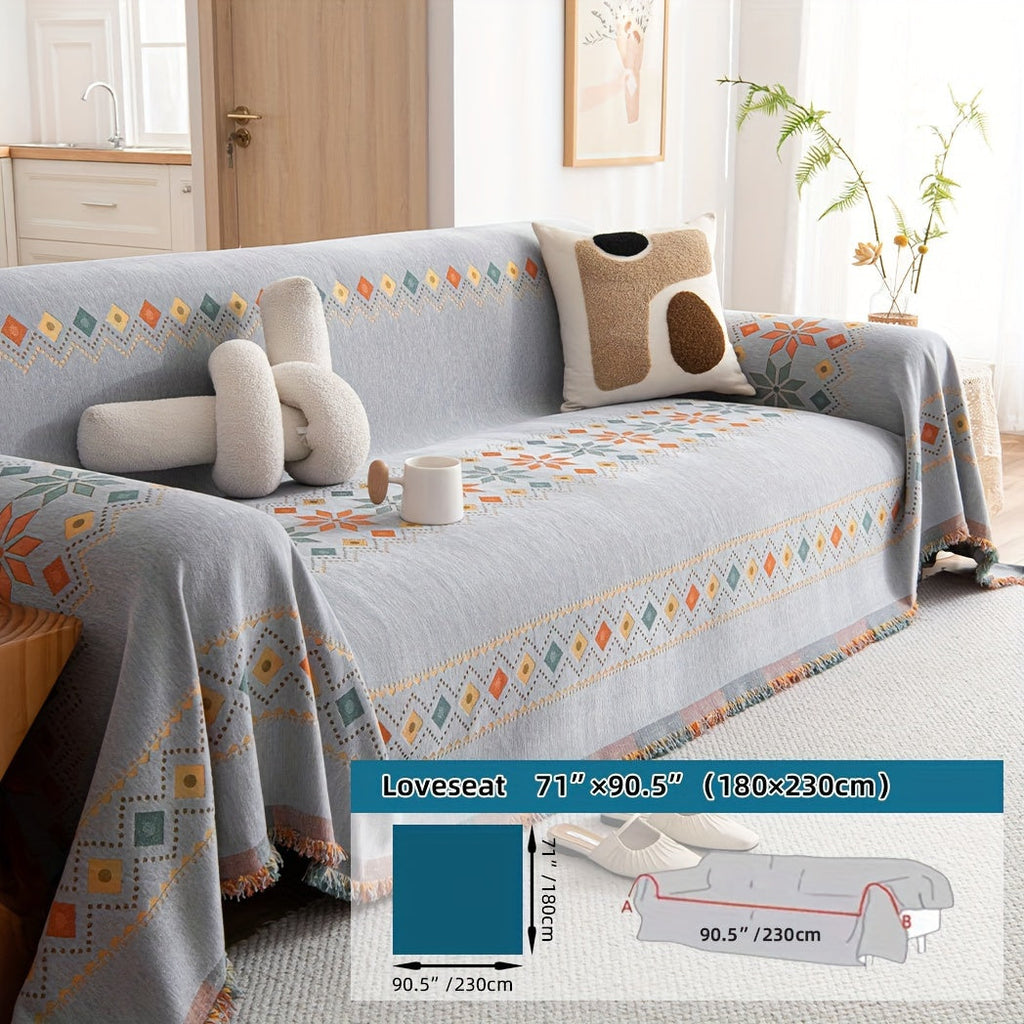Housse de canapé en chenille, 5 coloris
