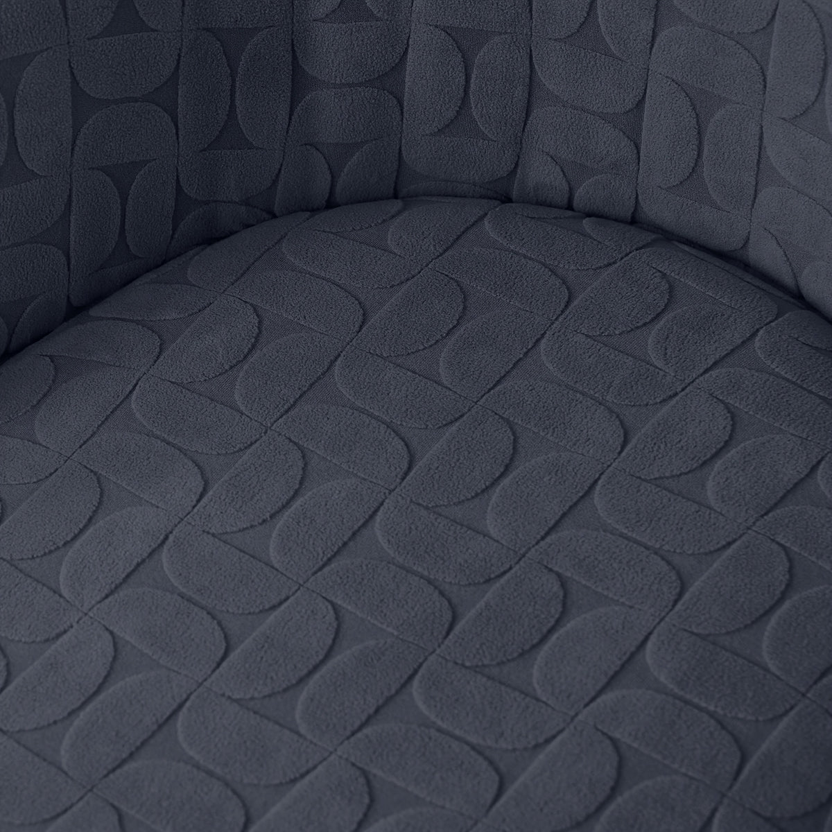 Housse de chaise extensible en polaire jacquard, mise en situation