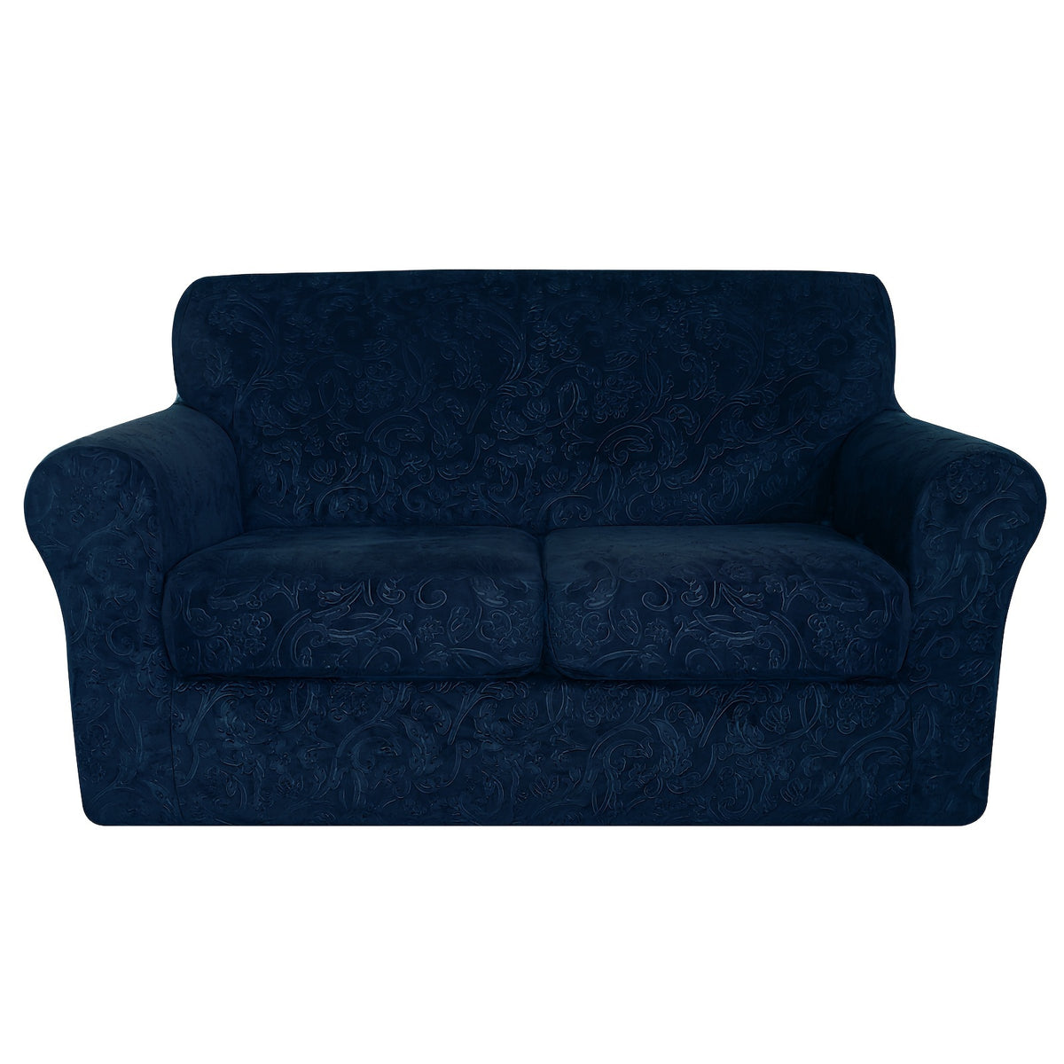 Housse de canapé extensible en polaire jacquard antidérapante à housses, gros plan sur le tissu