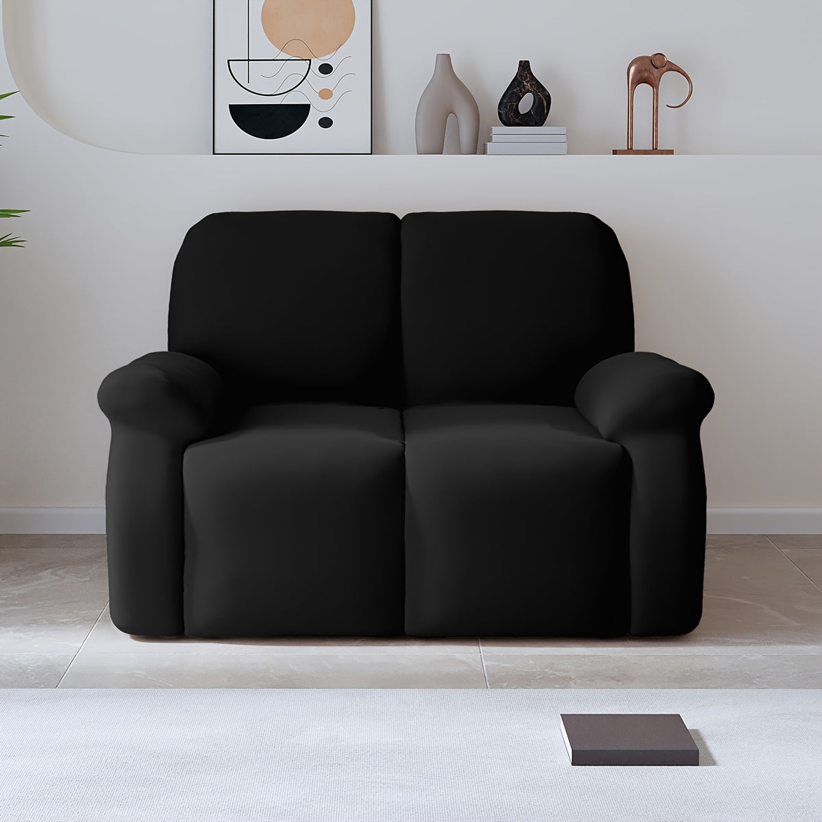 Housse de canapé extensible en fibre de lait, tissu de 140 à 160 g/m² Image
