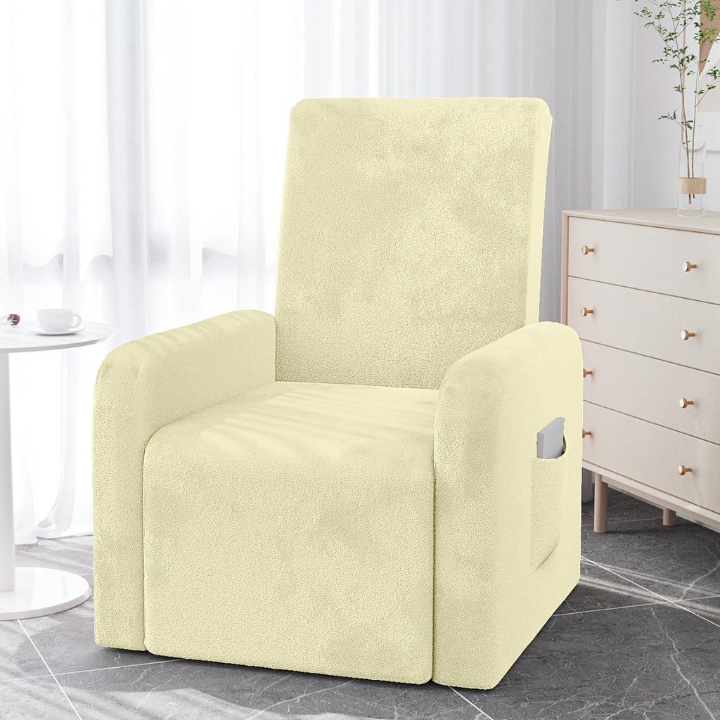 Housse de canapé épaisse extensible en velours, autre coloris