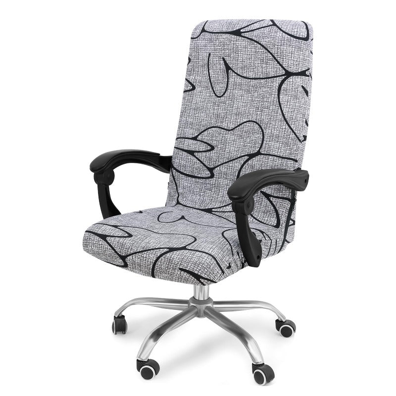 Housse de canapé extensible en fibre de lait matelassée à motif fleuri Image