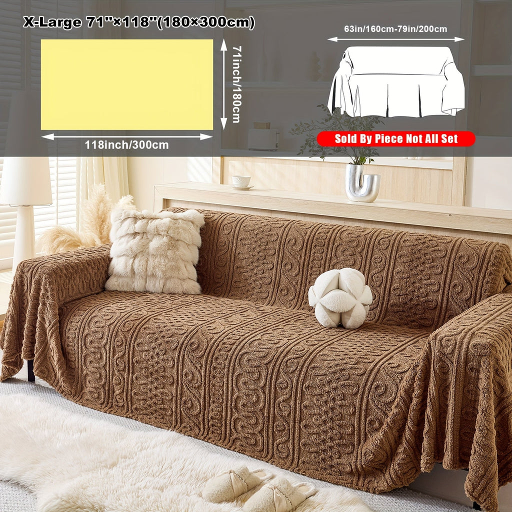 Serviette de canapé en velours polypyrène avec, visuel produit