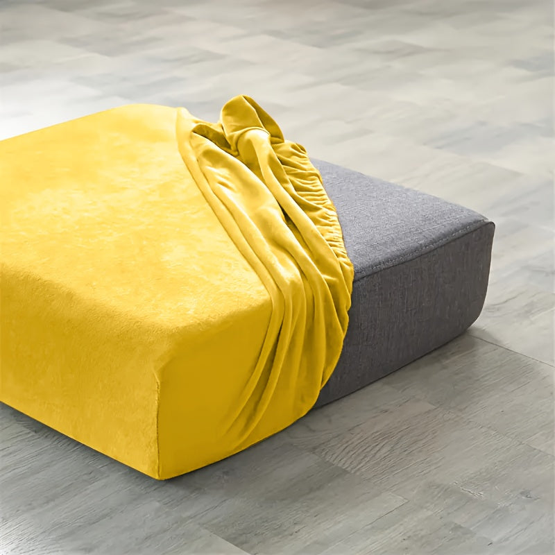Housse de coussin épaisse extensible en velours, visuel produit