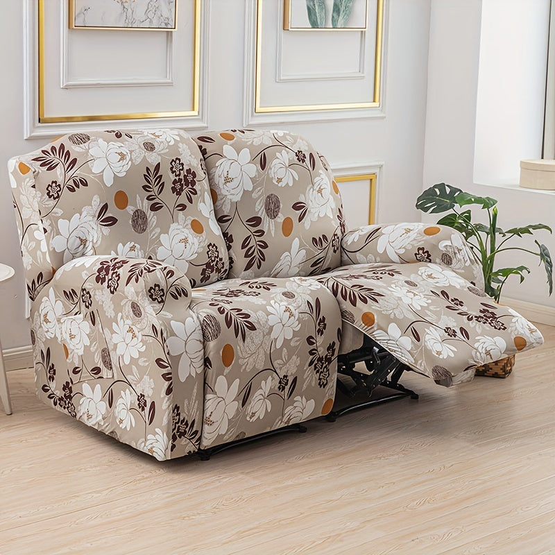 Housse de fauteuil extensible en fibre de lait avec poche de rangement, visuel produit