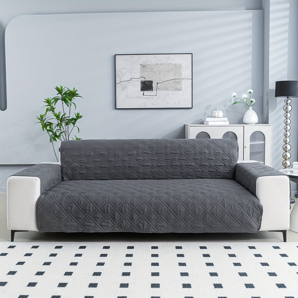 Housse de canapé légère en polyester antidérapante