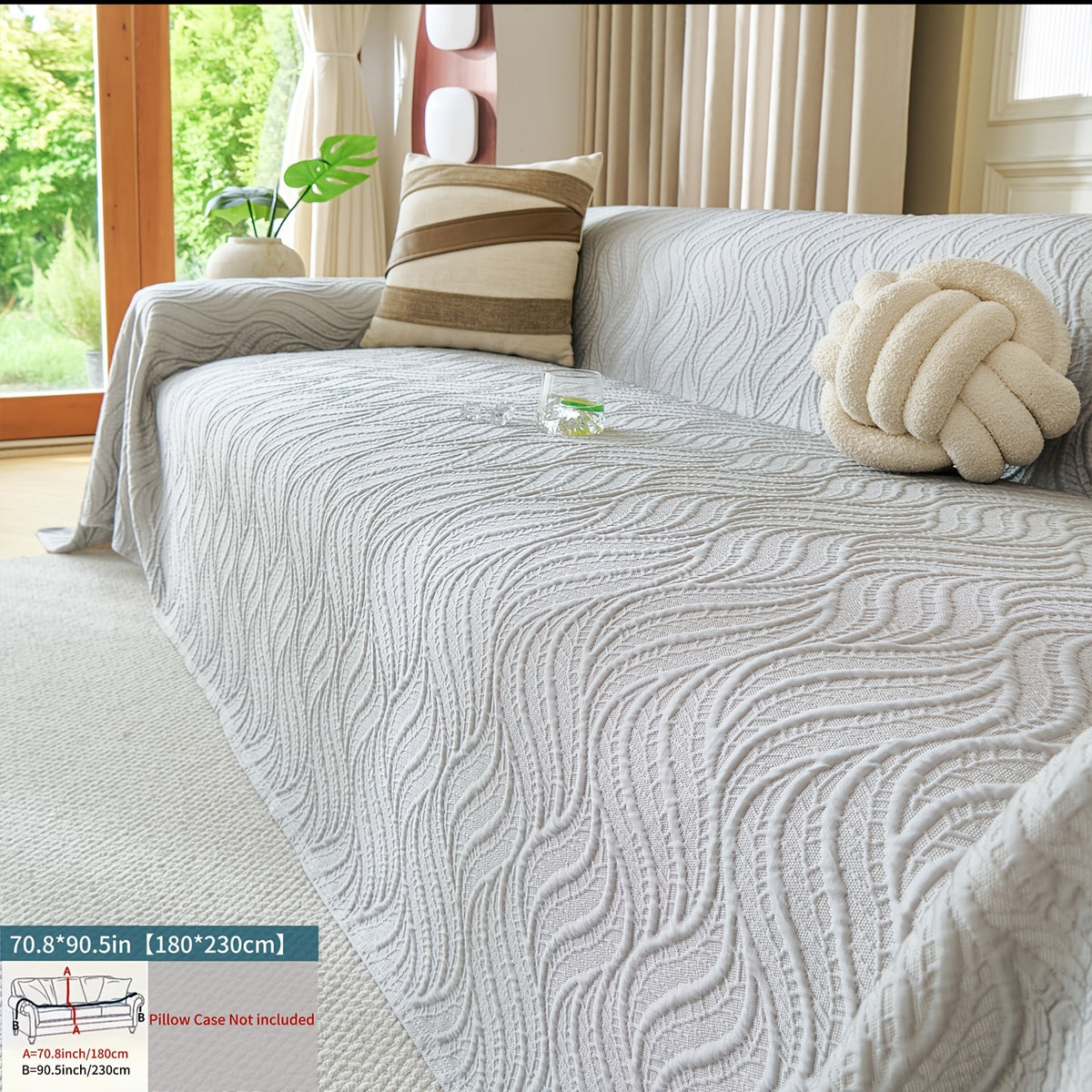 Housse de coussin épaisse en polyester, tissu de 350 à 400 g/m²