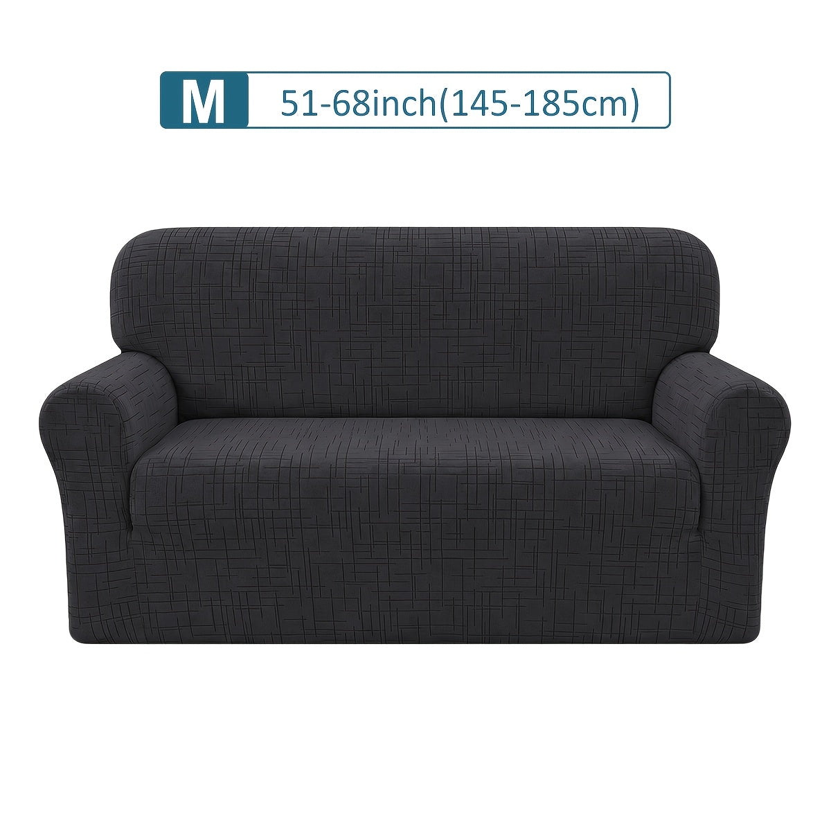Housse de canapé extensible en polaire jacquard, vue d'ensemble