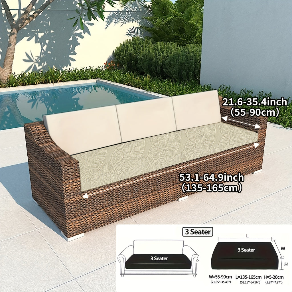 Housse de canapé extensible en polaire, détail de l'ourlet