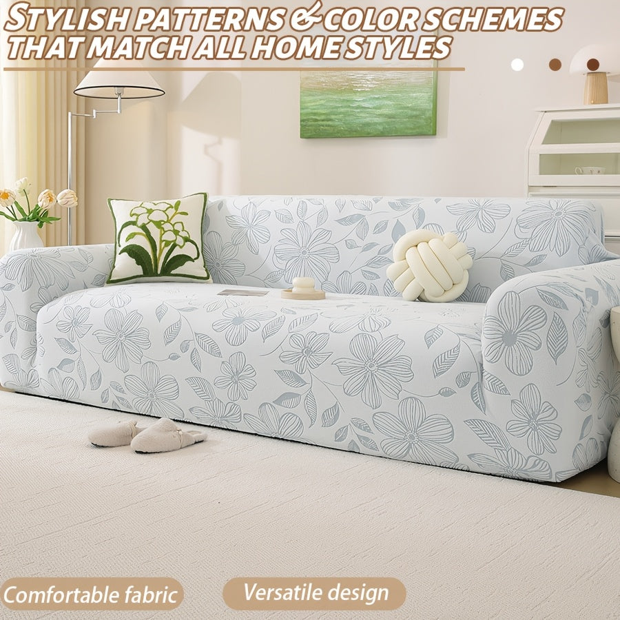 Housse de canapé extensible en polyester, vue d'ensemble
