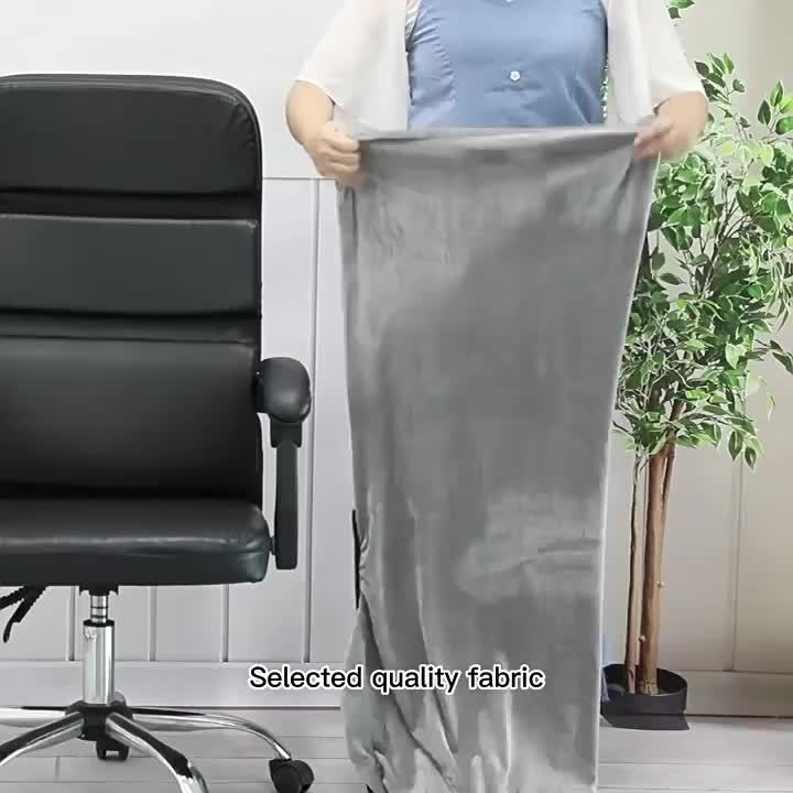 Housse de canapé extensible en velours délavée antidérapante, autre coloris