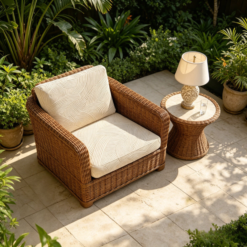 Housse de canapé extensible en polaire jacquard à cordon de serrage, gros plan sur le tissu