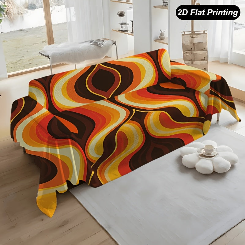 Housse de canapé en polyester à motif géométrique, tissu de 180 à 200 g/m²