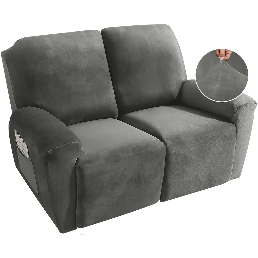 Housse de fauteuil en polaire jacquard, vue d'ensemble