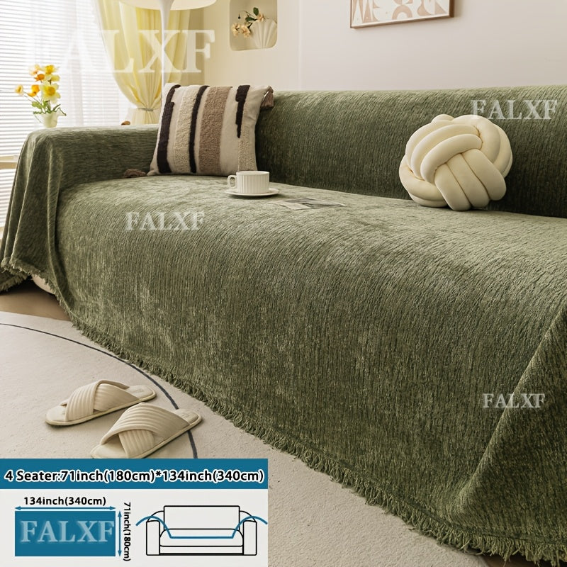 Housse de canapé en jacquard à rayures, visuel produit