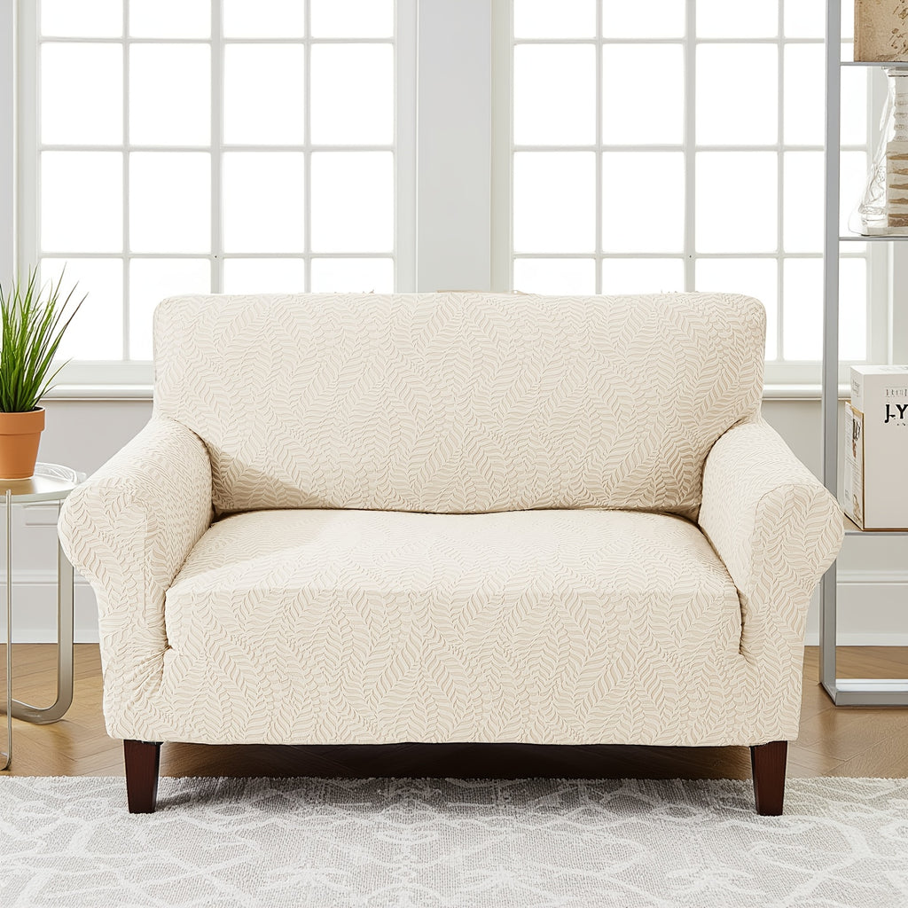 Housse de canapé extensible en polaire jacquard, visuel produit