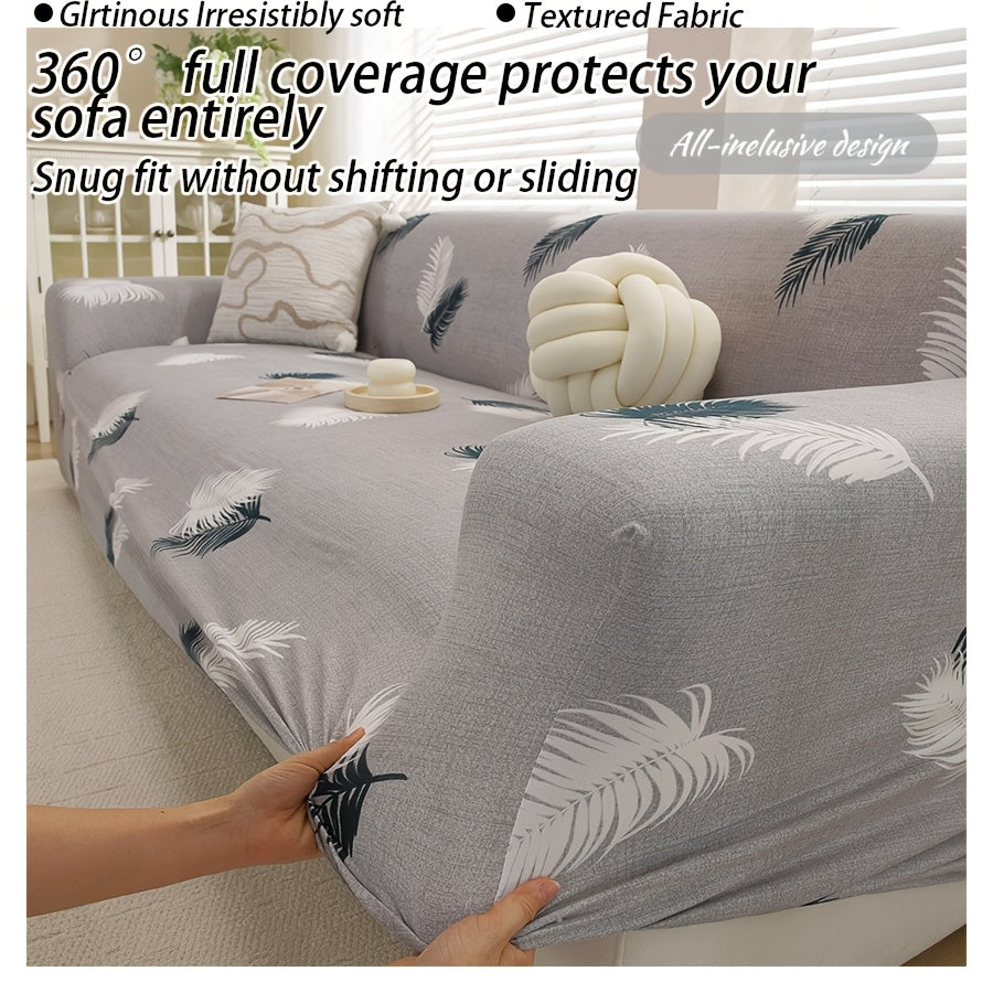 Housse de canapé légère extensible en fibre de lait, visuel produit