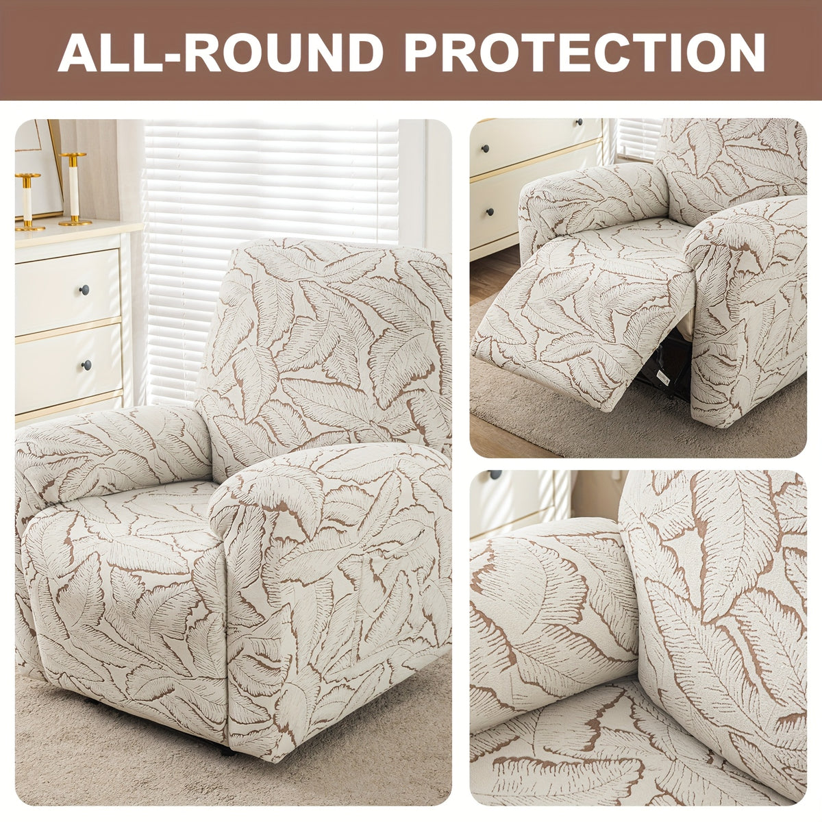 Housse de canapé épaisse en polyester pour fauteuil, autre coloris