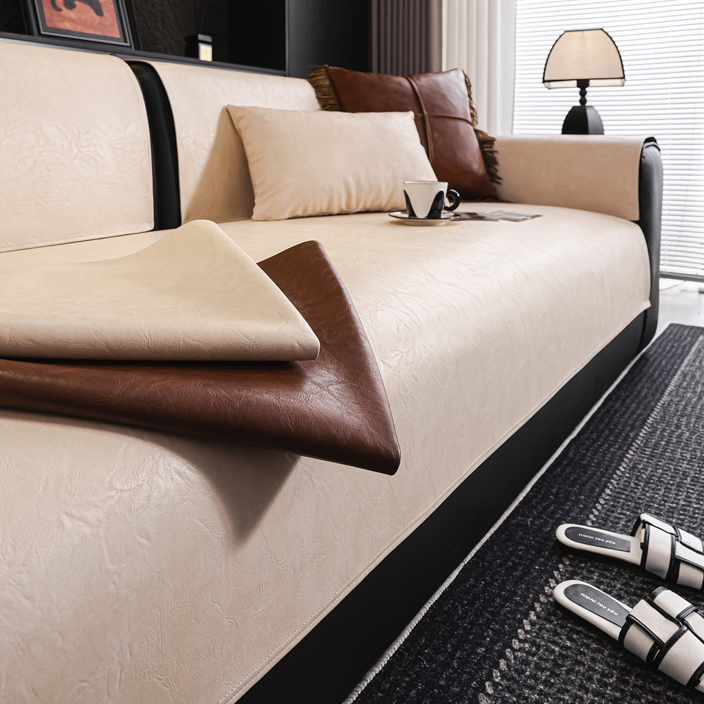Housse de coussin en polyester antidérapante au rendu glamour, mise en situation