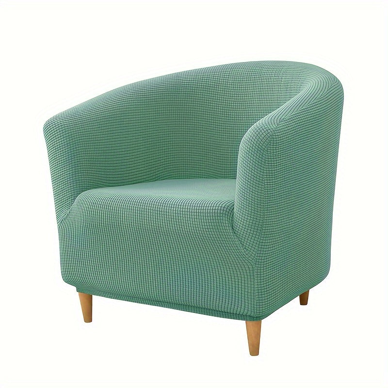 Housse de fauteuil épaisse extensible en polaire jacquard pour fauteuil, gros plan sur le tissu