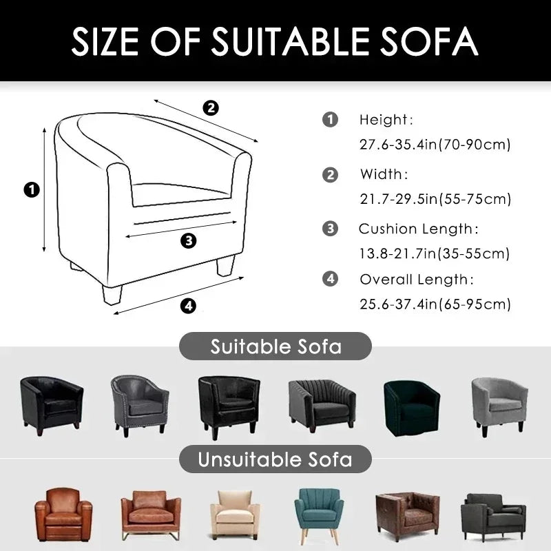 Housse de canapé en polyester, mise en situation