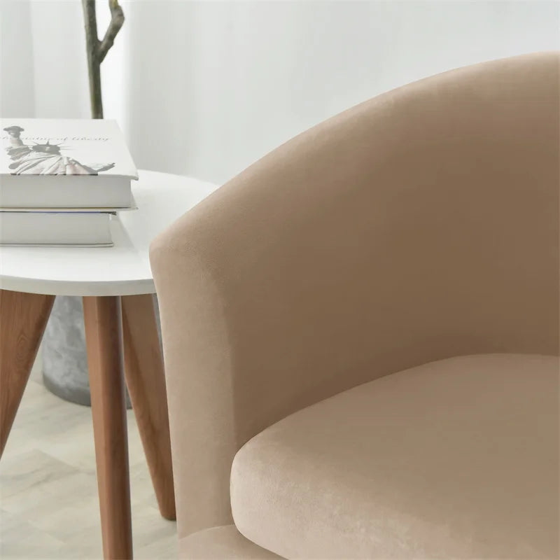 Housse de canapé en polyester, gros plan sur le tissu