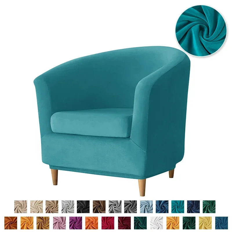 Housse de canapé en polyester, mise en situation