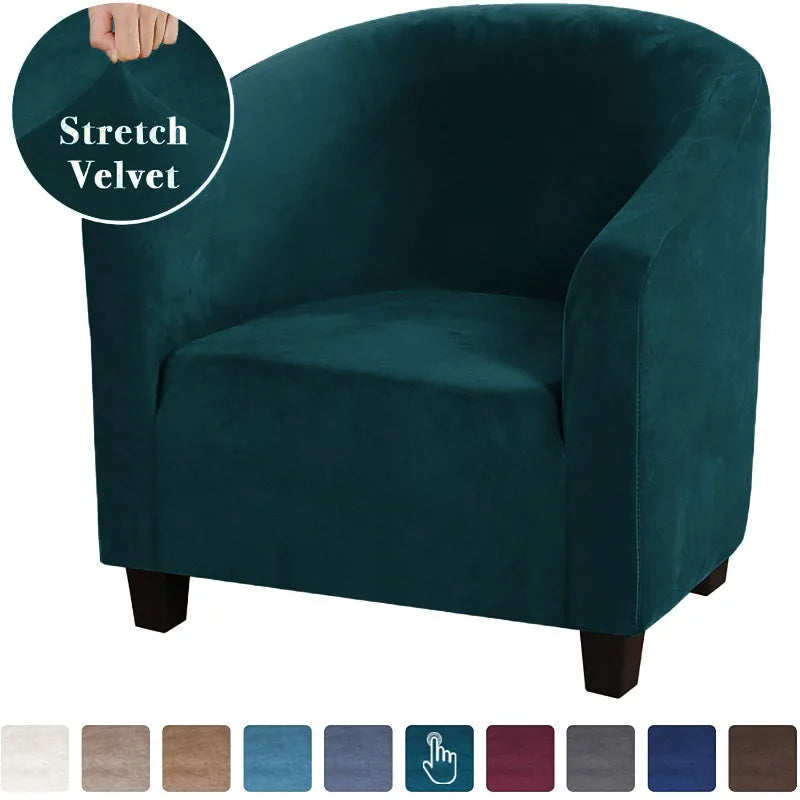 Housse de chaise en polyester, détail de l'ourlet