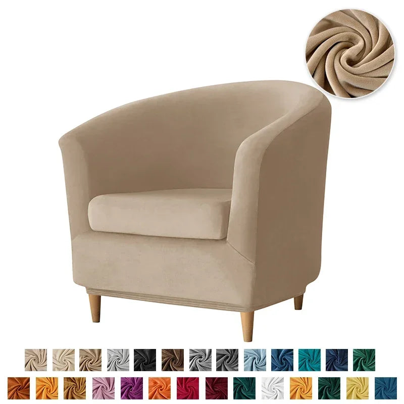 Housse de canapé en polyester, détail de la finition