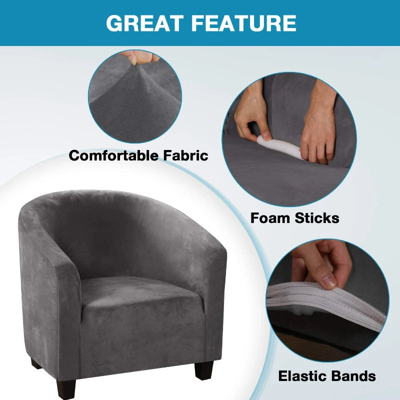 Housse de chaise en polyester, autre coloris