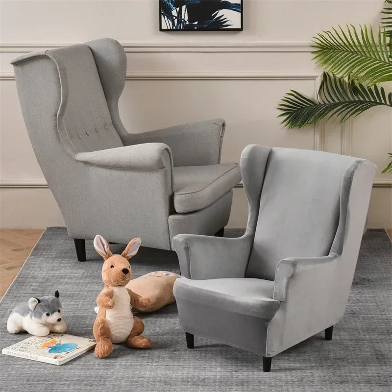 Housse de canapé en polyester, mise en situation