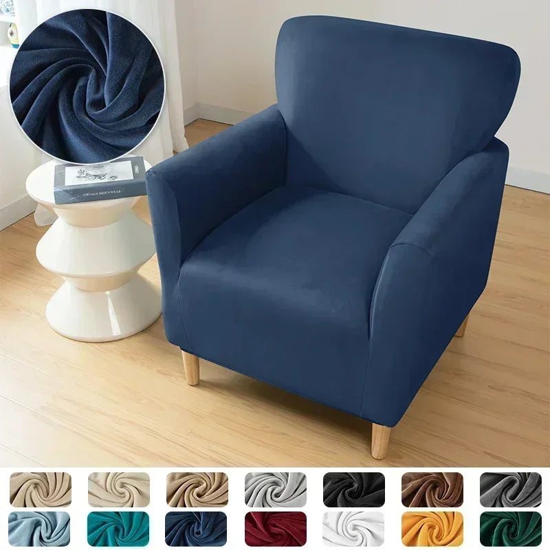 Housse de canapé en polyester, gros plan sur le tissu